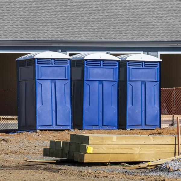 are there any restrictions on where i can place the porta potties during my rental period in Richmond Virginia